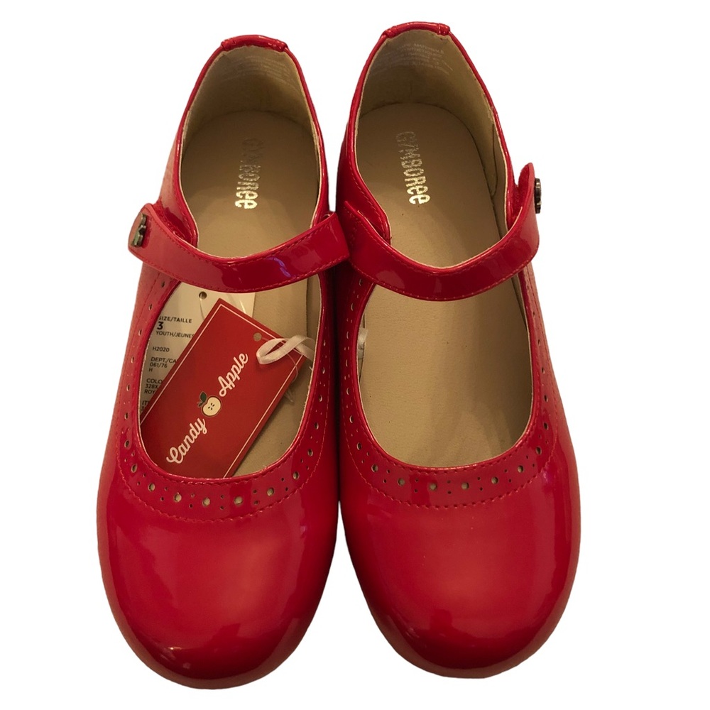 Retired Gymboree Candy Apple Patent Leather Mary Janes size 3 - Picture 11 of 16